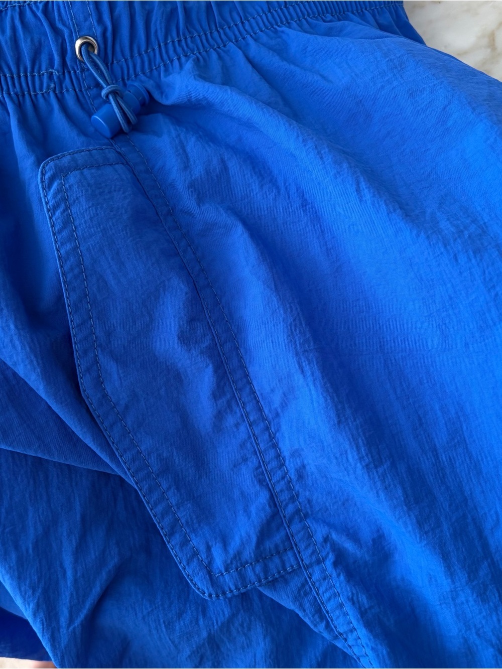 NWT Love Tree Royal Blue Elastic-Waist Parachute Pants  size L - Picture 4 of 9